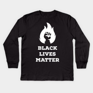 Black Lives Matter Kids Long Sleeve T-Shirt